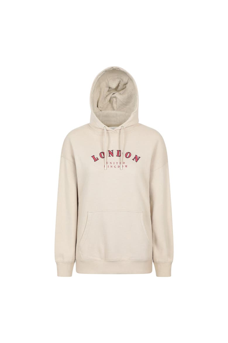 London Graphic Hoodie, Main, color, Beige