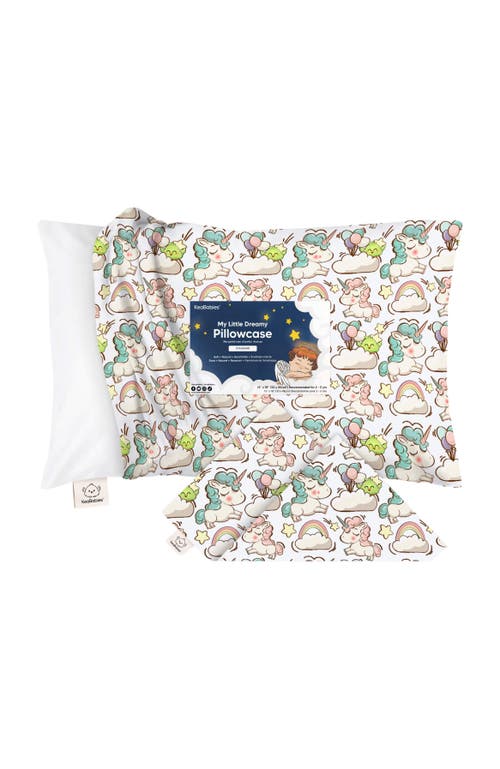 KeaBabies Printed Toddler Pillowcase 13X18" in Unicorn Dreams 