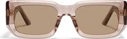 QUAY Tell Me More 54mm Square Sunglasses