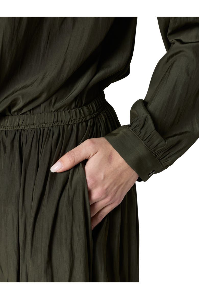 Juliah Midi Skirt, Alternate, color, Bronze
