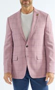 CRICKETEER Windowpane Wool Blend Sport Coat