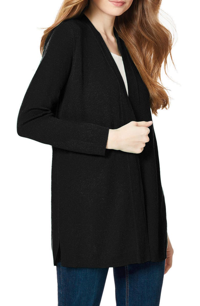 Jones New York Open Front Cardigan, Alternate, color, Jones Black