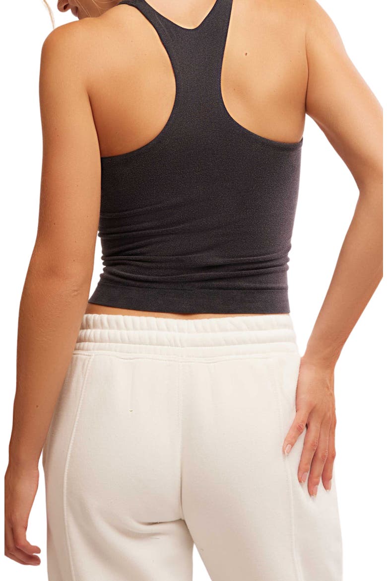 FP Movement Go To Smooth Square Neck Camisole, Alternate, color, WASHED BLACK