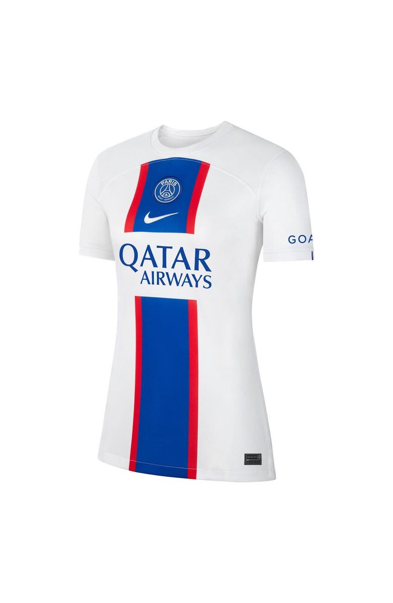 Nike Women's Nike Neymar Jr. White Paris Saint-Germain 2022/23 Third Breathe Stadium Replica Player Jersey, Alternate, color,