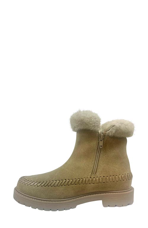 Jelavu Jenny Faux Fur Lined Whipstitch Boot In Brown