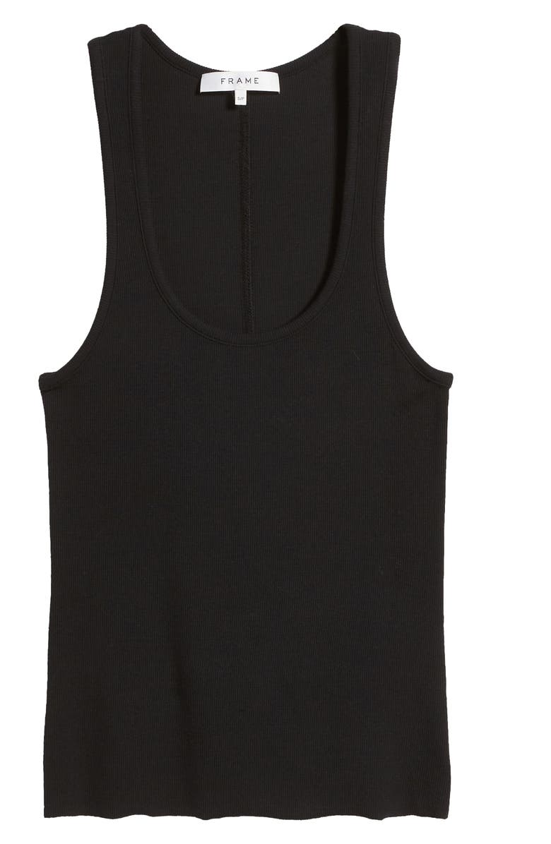FRAME Rib Tank, Alternate, color, Black