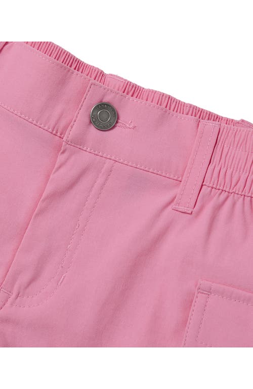 LANDS' END LANDS' END GIRLS WOVEN UTILITY SHORTS 