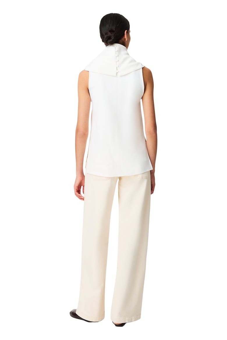 Cowl Neck Blouse, Alternate, color, Off-White