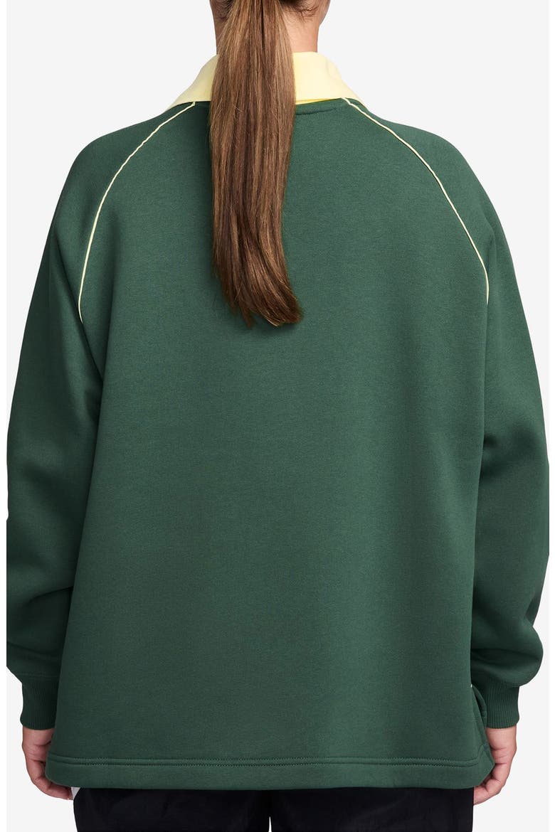 Sportswear Phoenix Johnny Collar Fleece Sweatshirt, Alternate, color, 323 FIR/ALBSTR