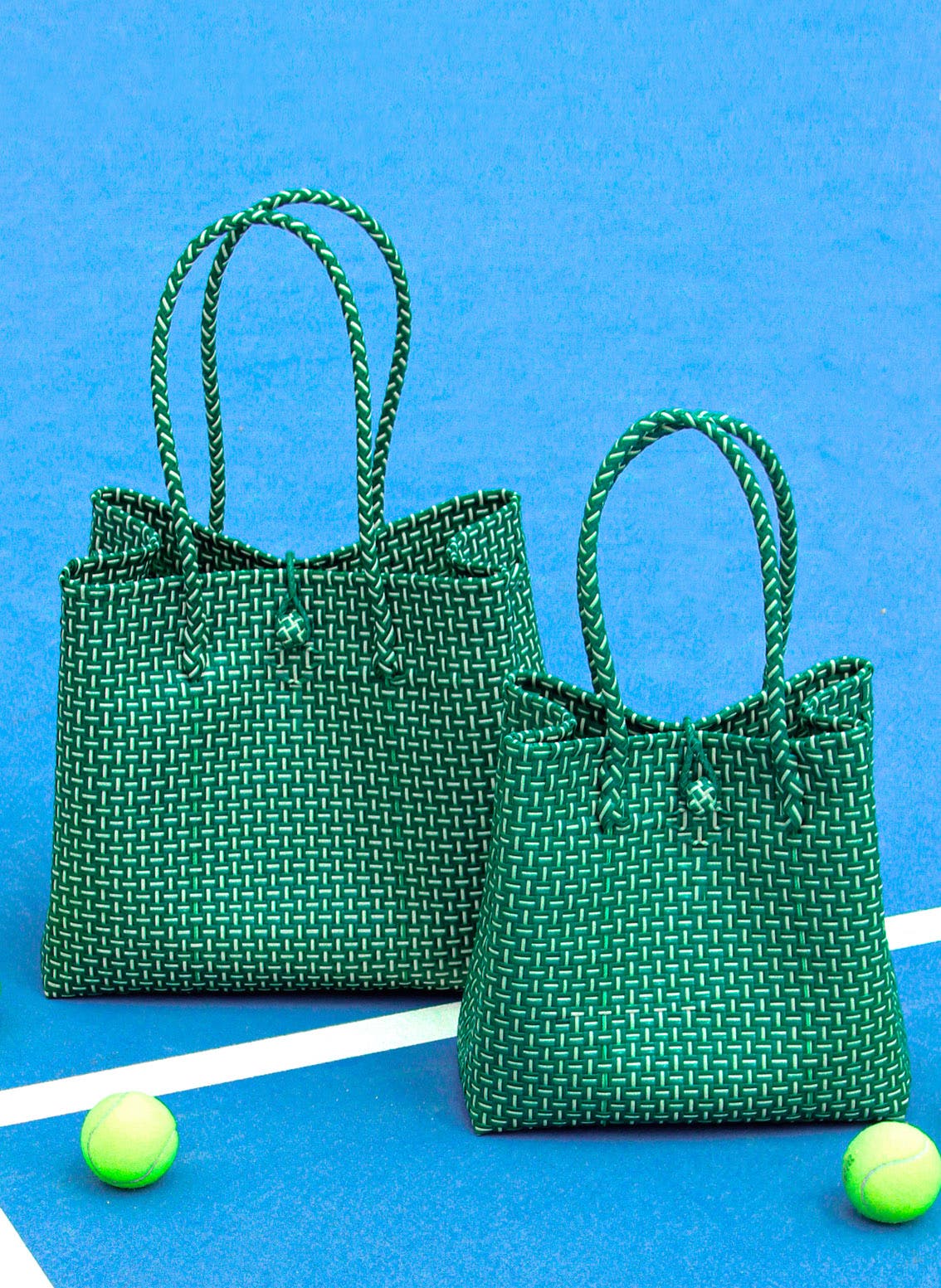 The Toko Recycled Woven Tote Bag, Alternate, color, Green