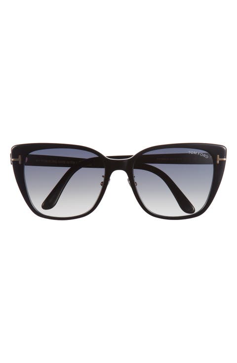 57mm Cat Eye Sunglasses