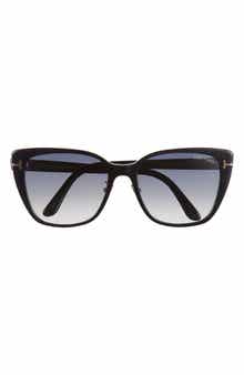 TOM FORD 57mm Cat Eye Sunglasses