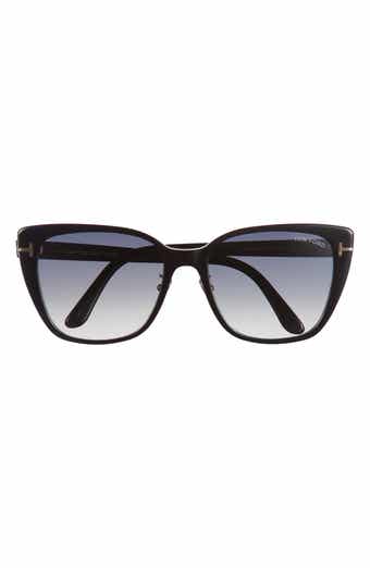 TOM FORD 57mm Cat Eye Sunglasses