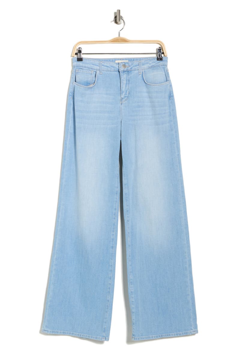 Alicent High Waist Wide Leg Jeans, Alternate, color, ESSEX