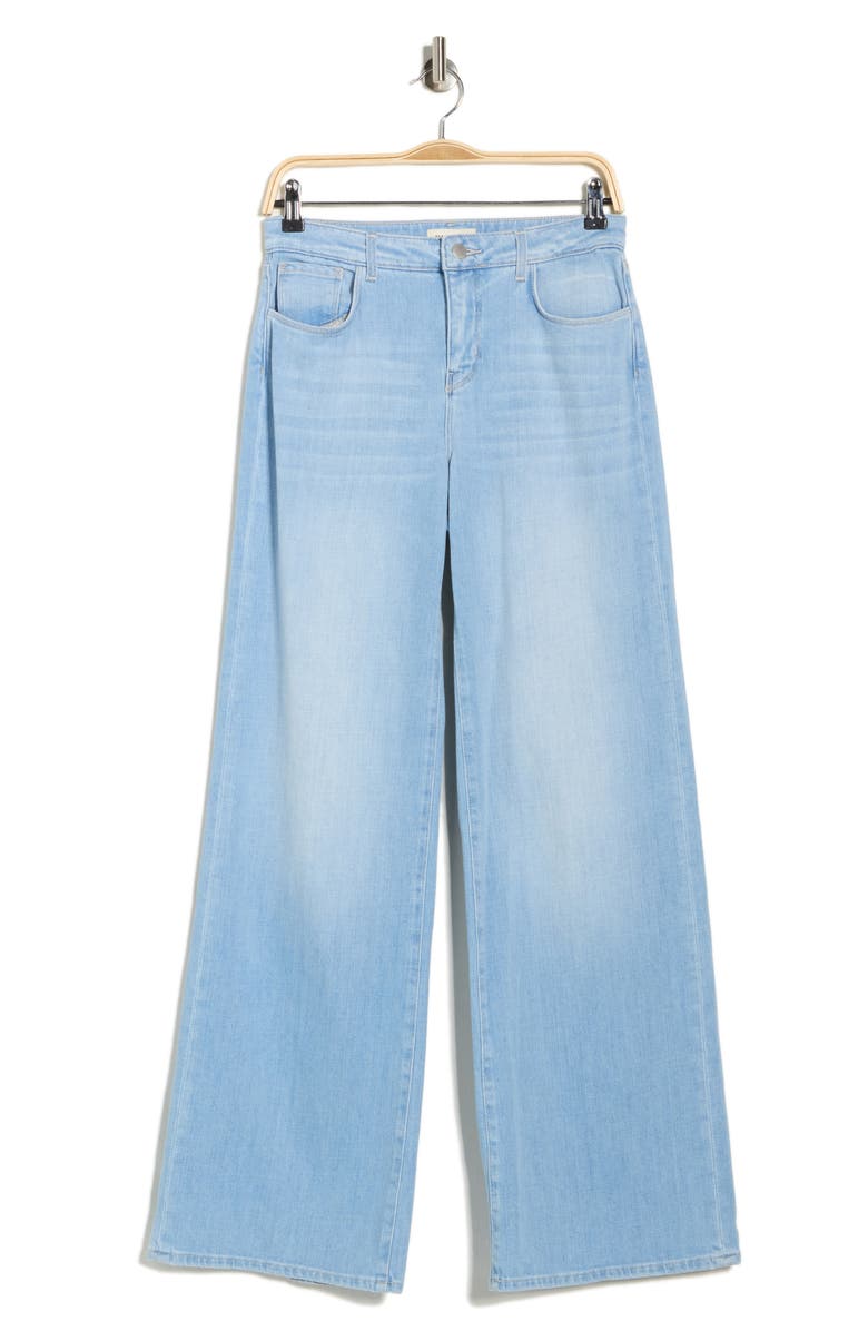 L'AGENCE Alicent High Waist Wide Leg Jeans, Alternate, color, Essex