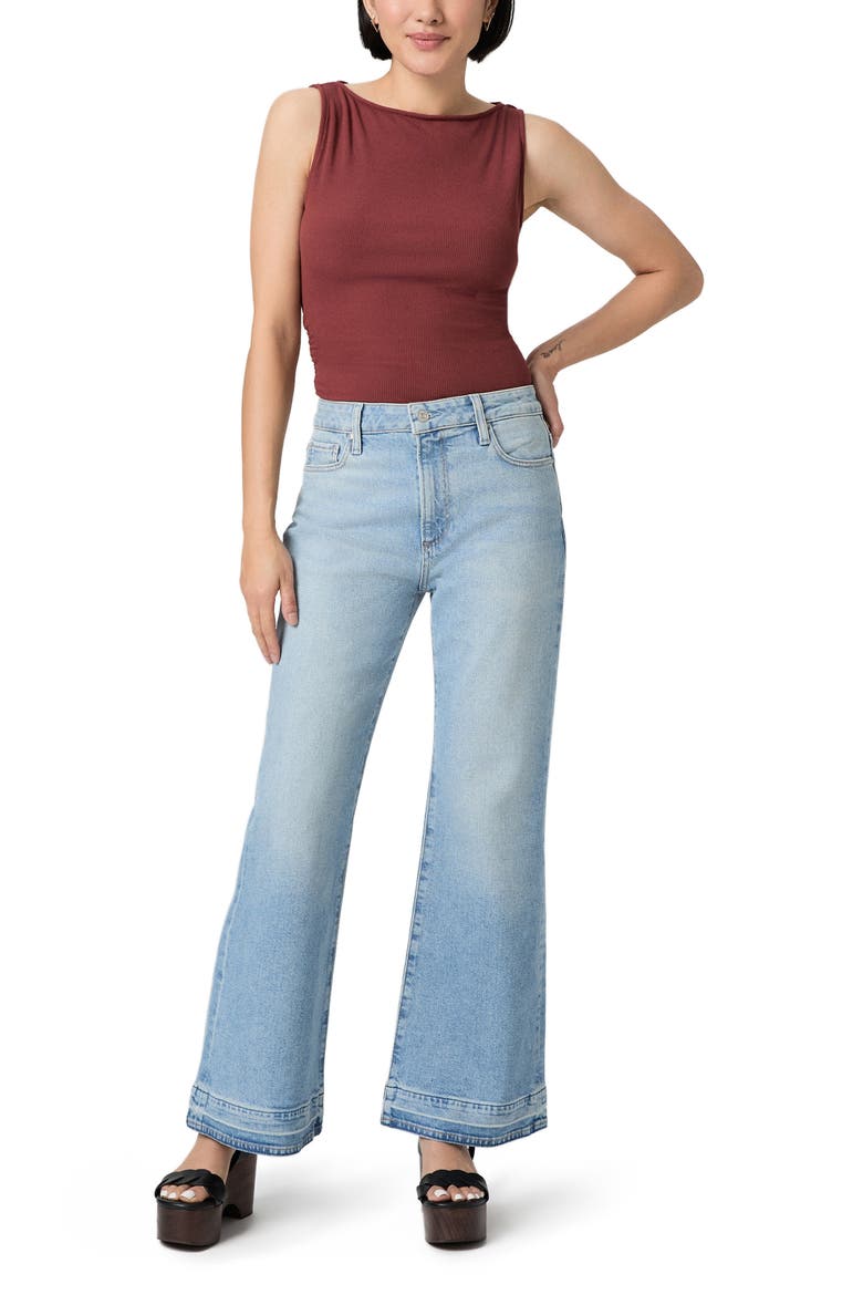 Sofia Undone Wide Leg Jeans, Alternate, color, TOURING