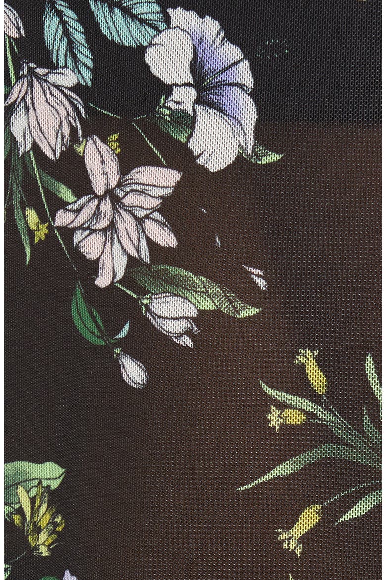 Zayne Floral Button-Up Blouse, Alternate, color, SPRING NOIR BOUQUET
