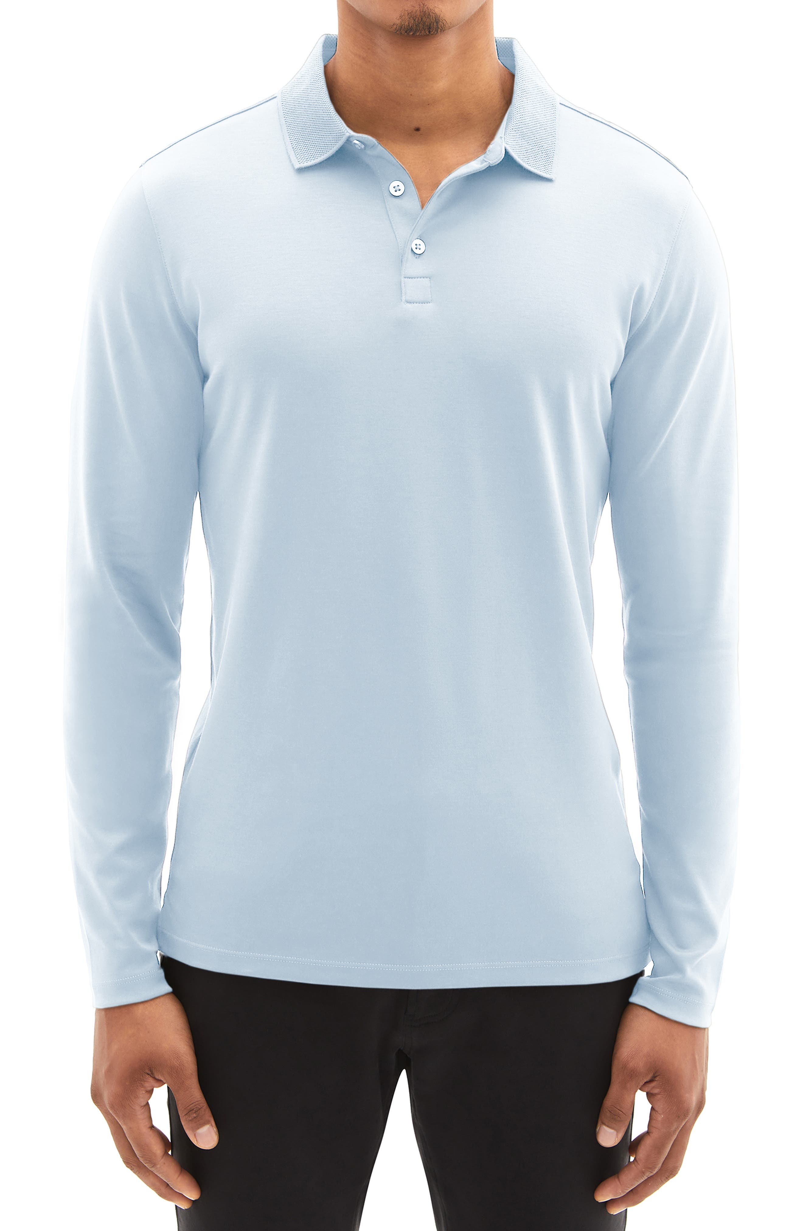 Robert Barakett Georgia Long Sleeve Polo