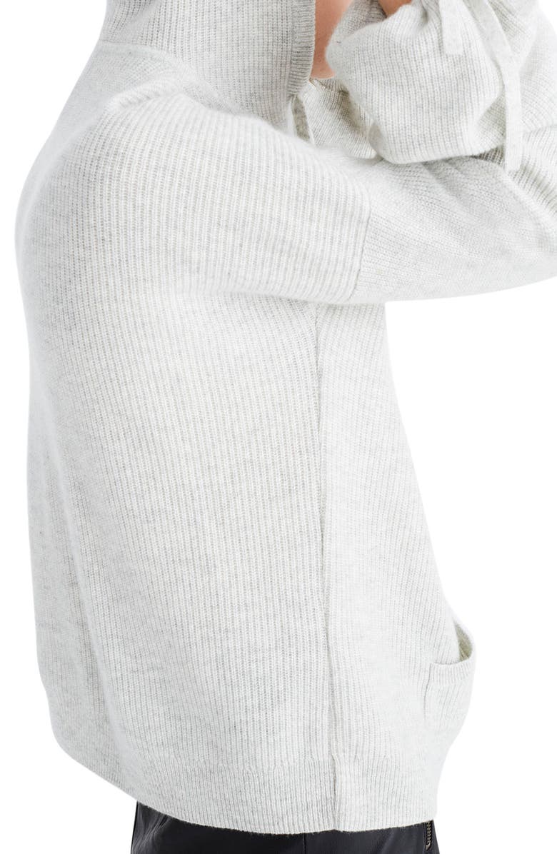 Madewell Cashmere Hooded Sweater, Alternate, color,