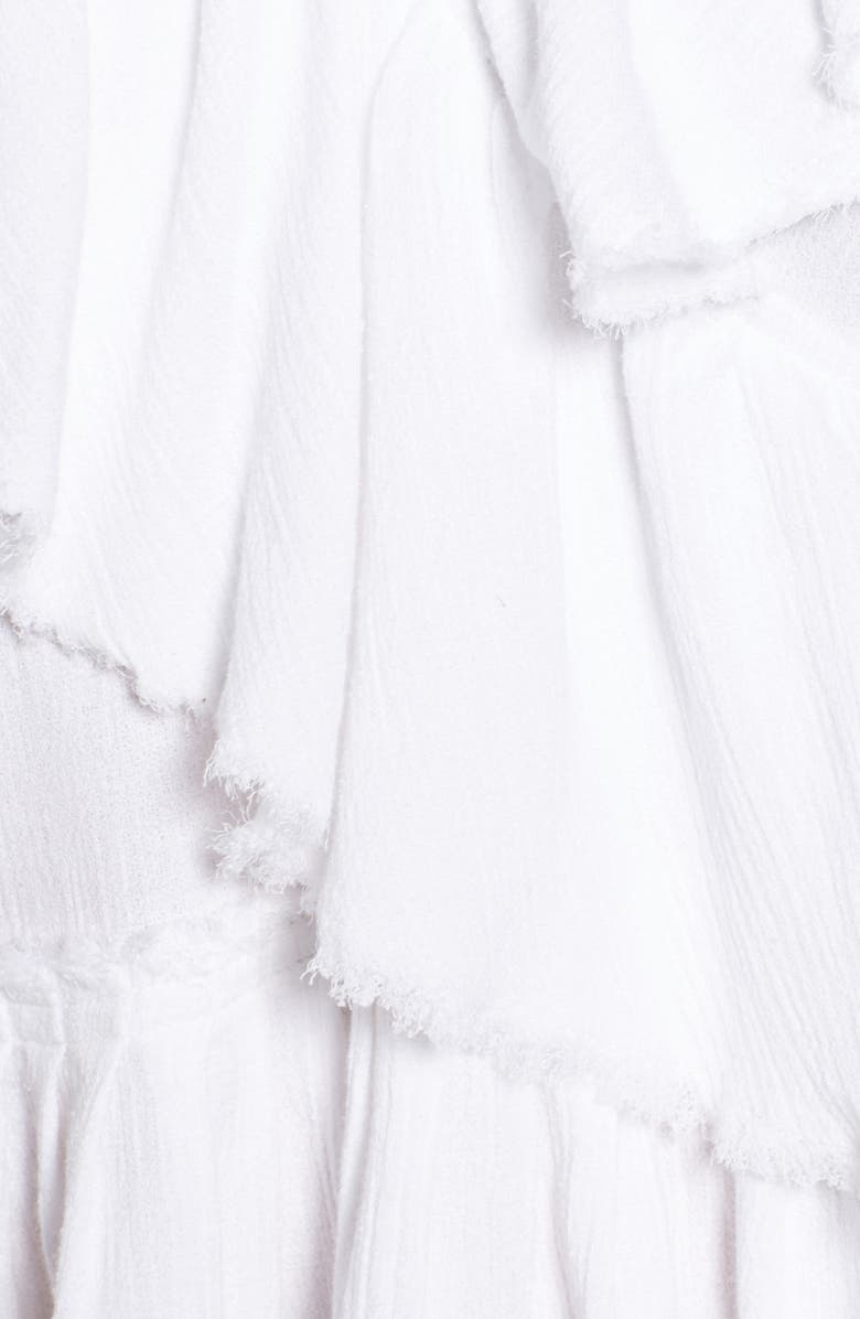 Sun & Shadow Ruffle Halter Top, Alternate, color, 