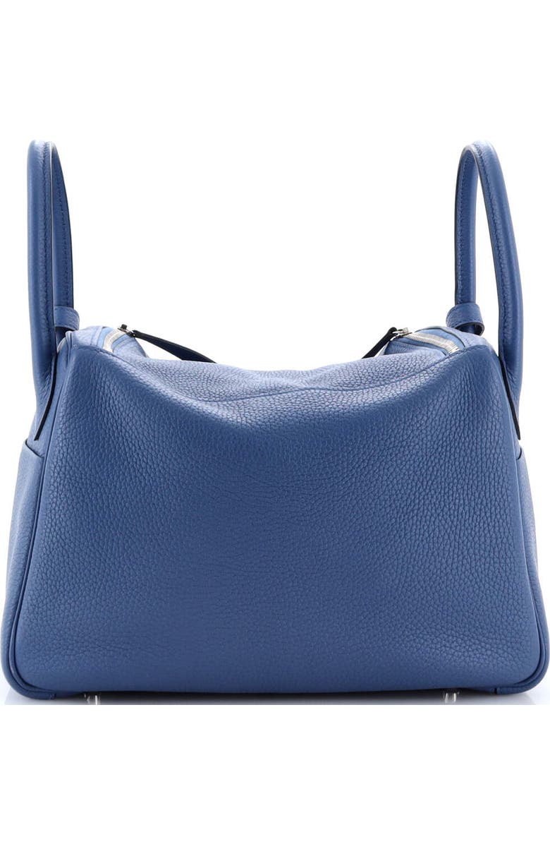 Pre-Owned Hermes Lindy Bag Verso Clemence 30, Alternate, color, Verso-Bleu Agate/Gris Mouette