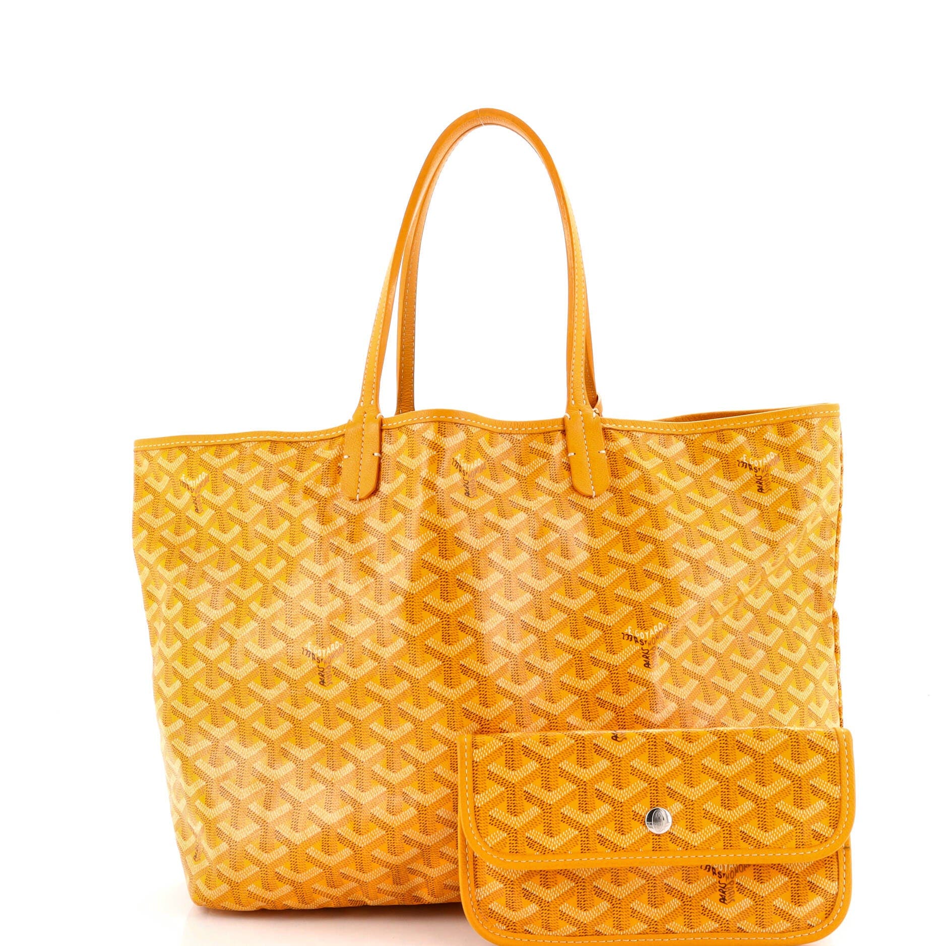 Pre-Owned Goyard Saint Louis Tote Coated Canvas PM, Alternate, color, Yellow