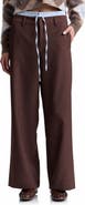 Avec Les Filles Double Waistband Wide Leg Pants