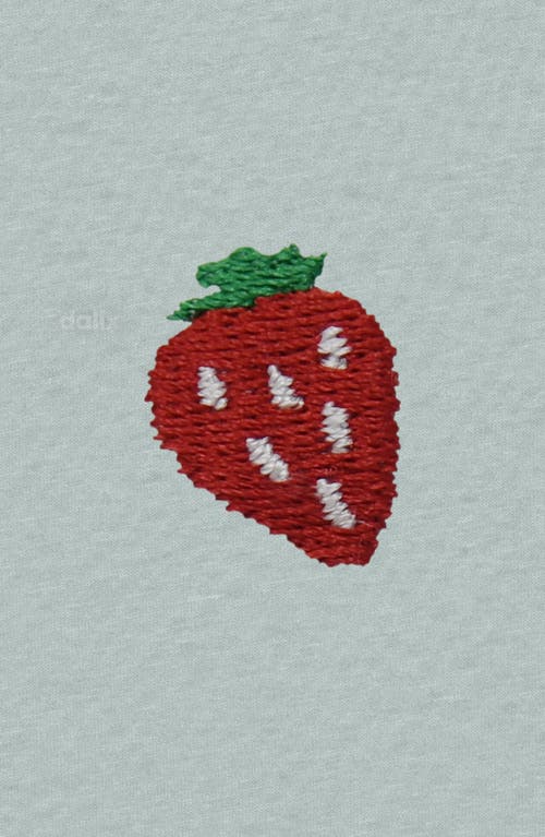 Dalix Womens Lil Strawberry Lightweight Everyday Tee In Gray