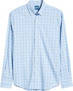 johnnie-O Miramont Windowpane Check Everyday Performance Button-Down Shirt