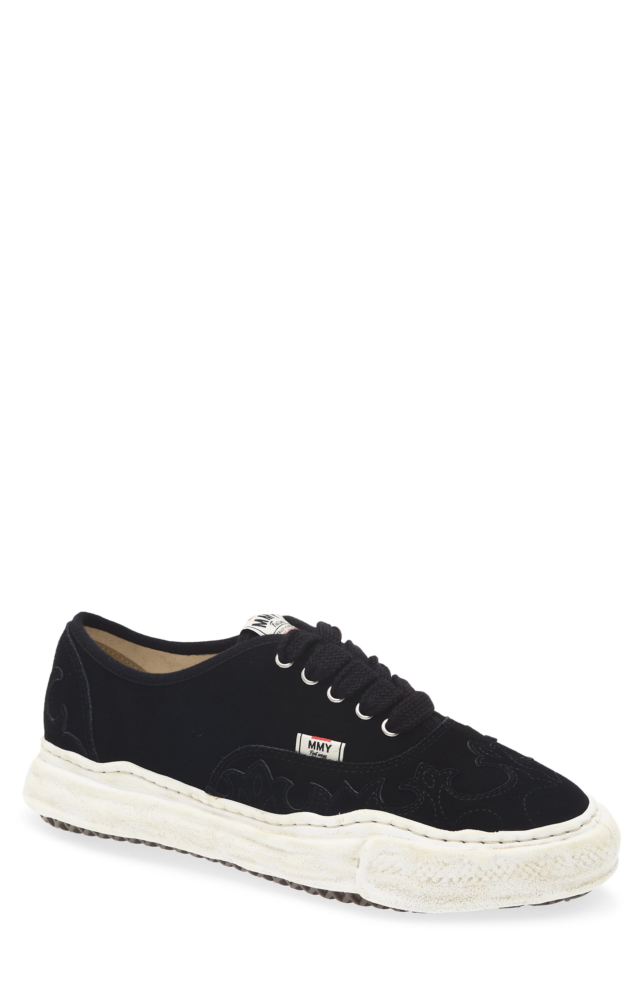 Maison MIHARA YASUHIRO Baker Western Detail Original Sole Sneaker, Main, color, Black