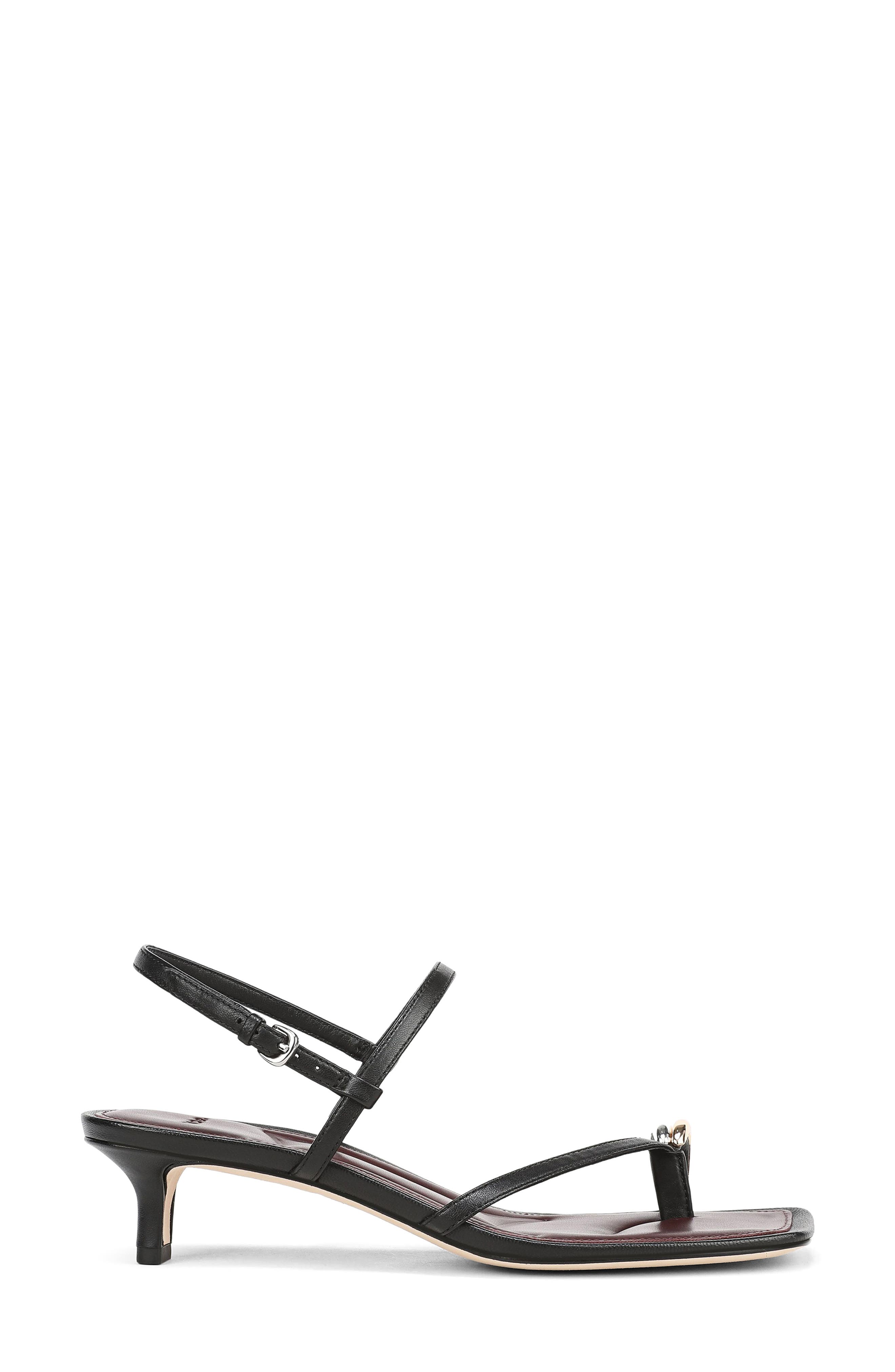 Vince Polli Kitten Heel Sandal, Alternate, color, Black