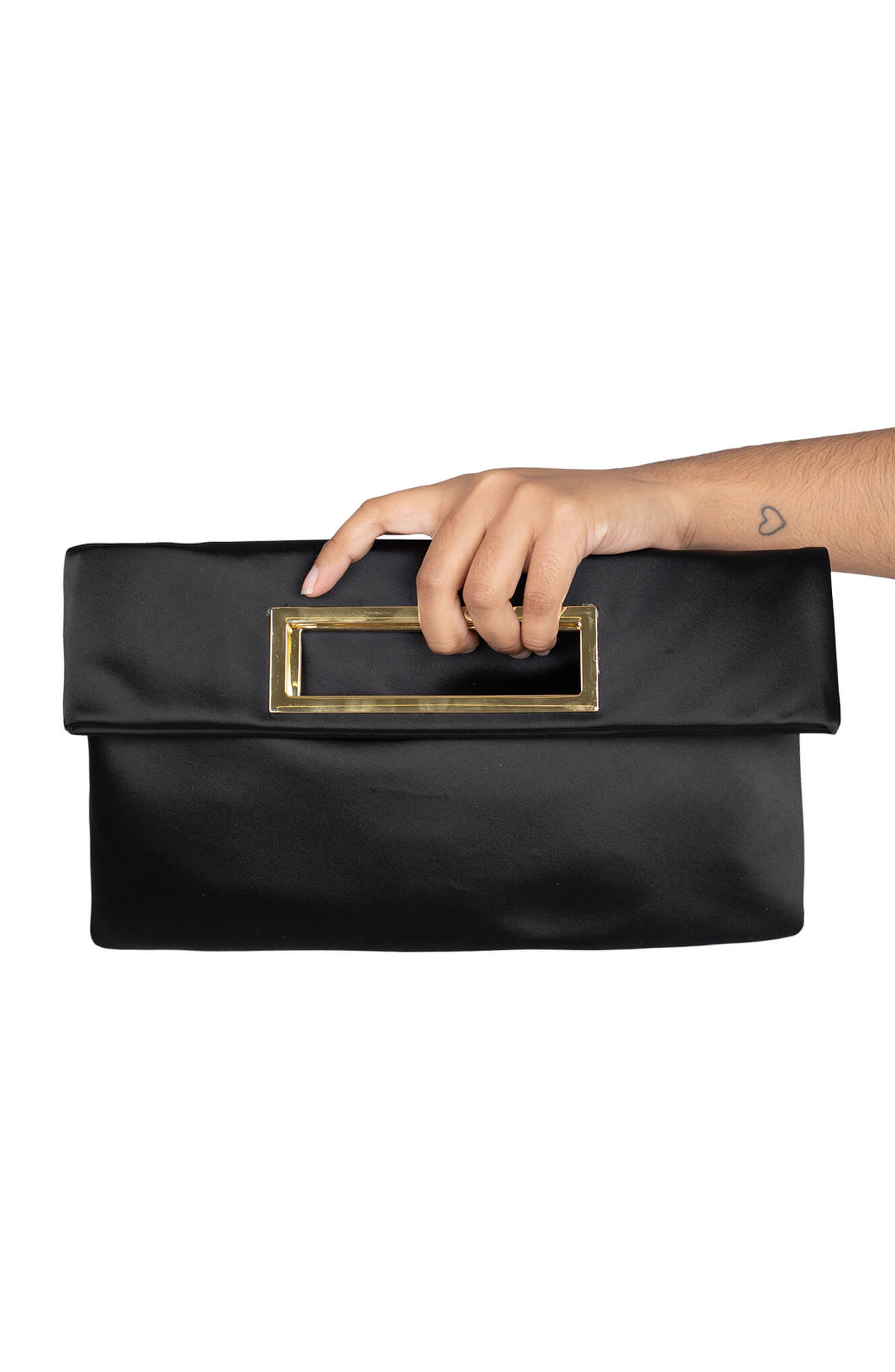 Jeffrey Campbell To-Go Satin Clutch, Alternate, color, 