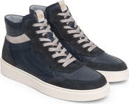 NeroGiardini High Top Retro Leather Sneaker
