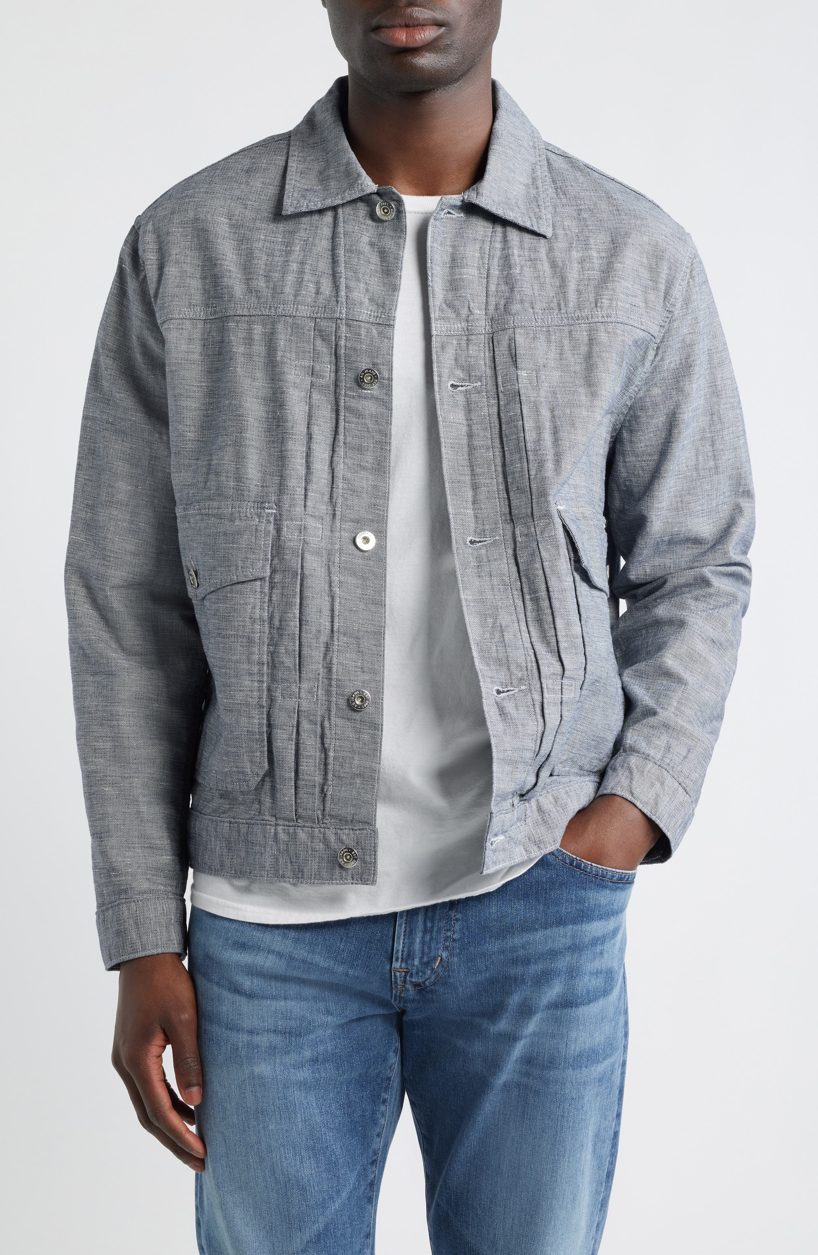 Sid Cotton & Linen Trucker Jacket