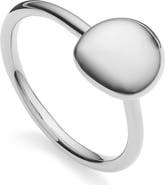 Monica Vinader Nura Small Pebble Stacking Ring