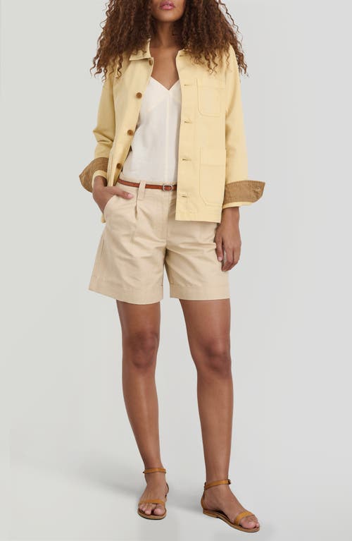 Alex Mill Britt Work Jacket In Herringbone In Butter