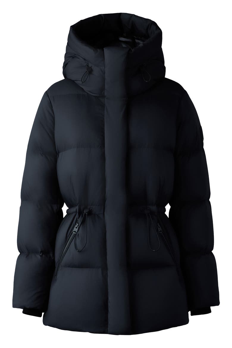 Freya-SW Water Repellent 750 Fill Power Down Puffer Jacket, Alternate, color, BLACK