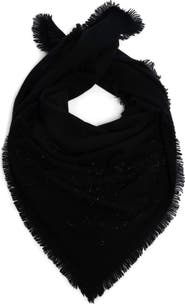 Zadig & Voltaire Stevie Strass Western Cashmere Scarf