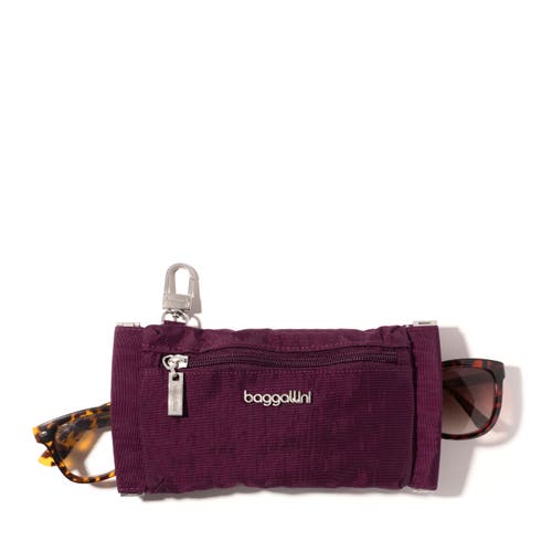 Baggallini On The Go Sunglasses Pouch In Purple