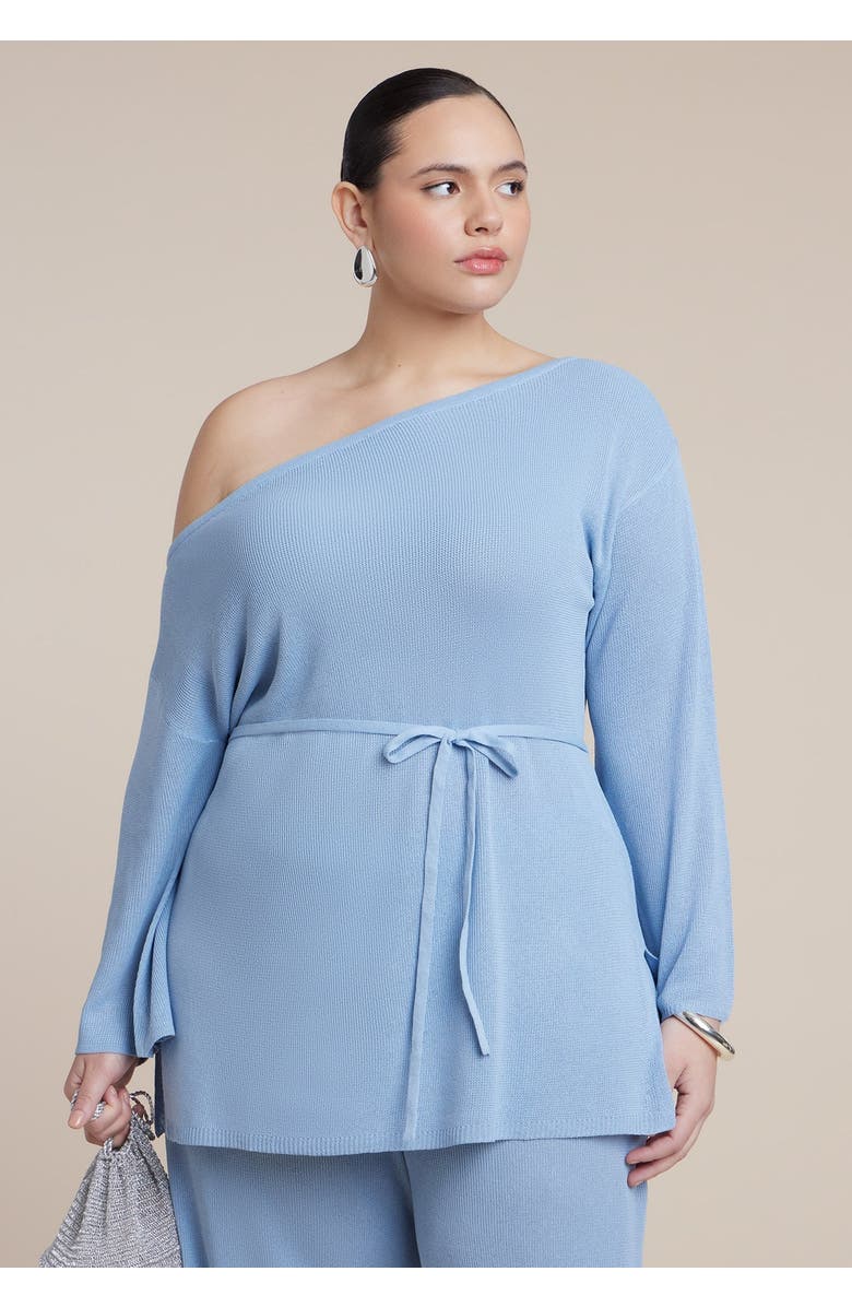 ELOQUII Off The Shoulder Tunic, Main, color, Allure