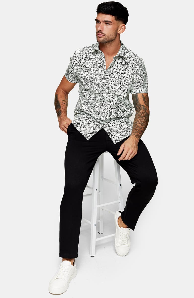 Topman Whyatt Stretch Skinny Fit Pants, Alternate, color,