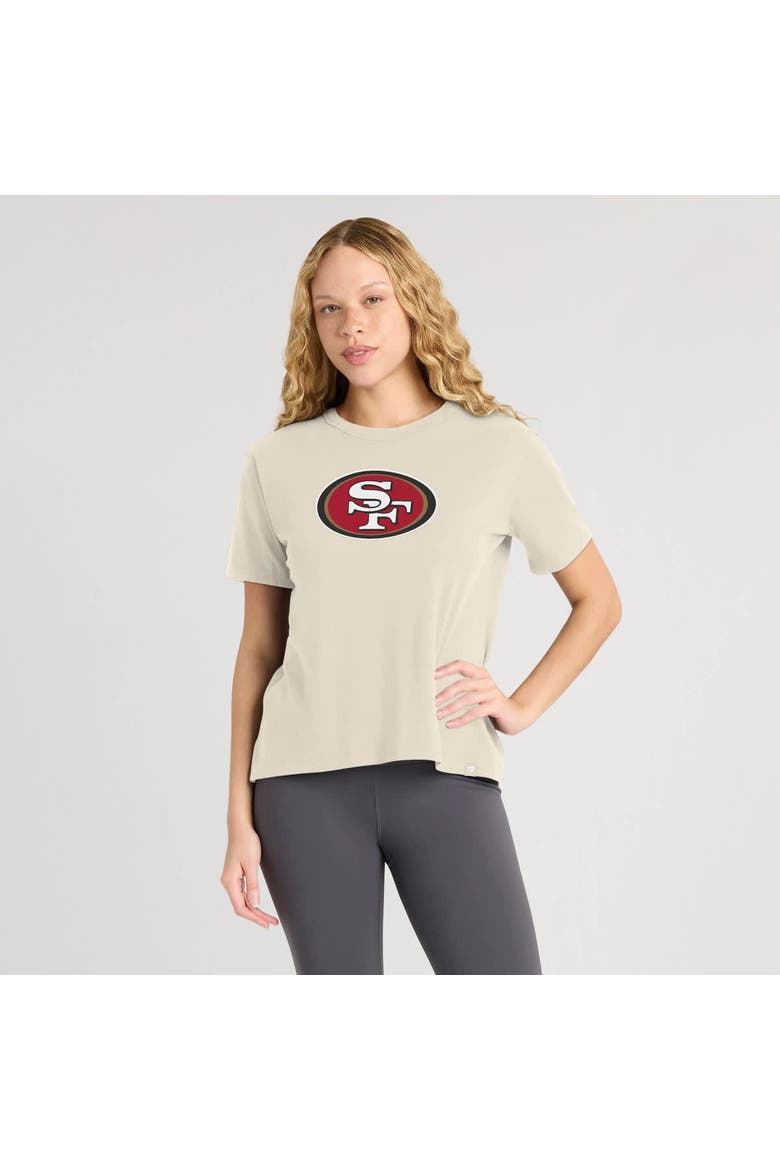 Women's Fanatics Cream San Francisco 49ers Dove Legacy T-Shirt, Alternate, color, Cream