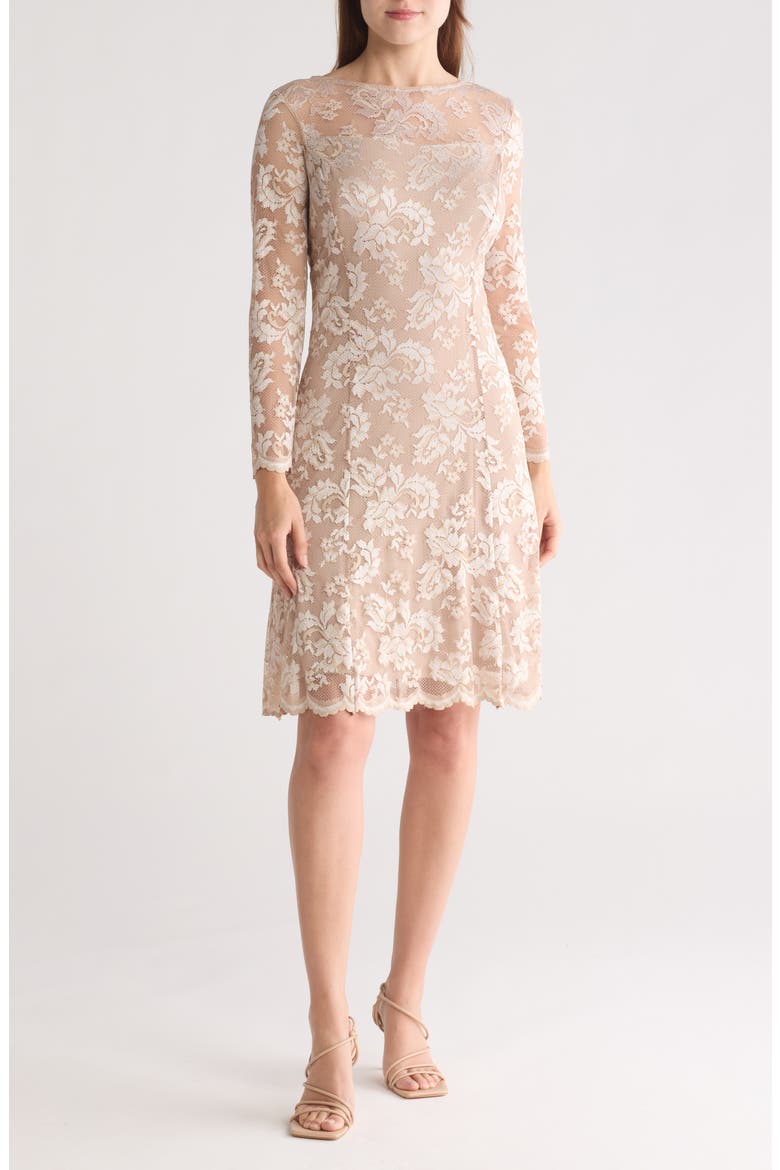 nordstrom rack champagne dress Marina Lace Cocktail (Women) nordstrom wedding guest dresses How to Dress Up DECSOS30 Size:M/L - 7.5