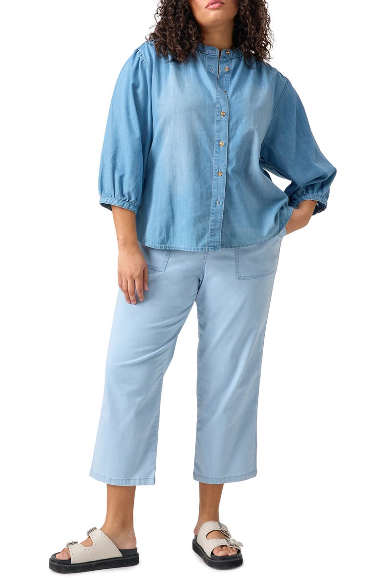 Sanctuary Chambray Shirt, Alternate, color, 
