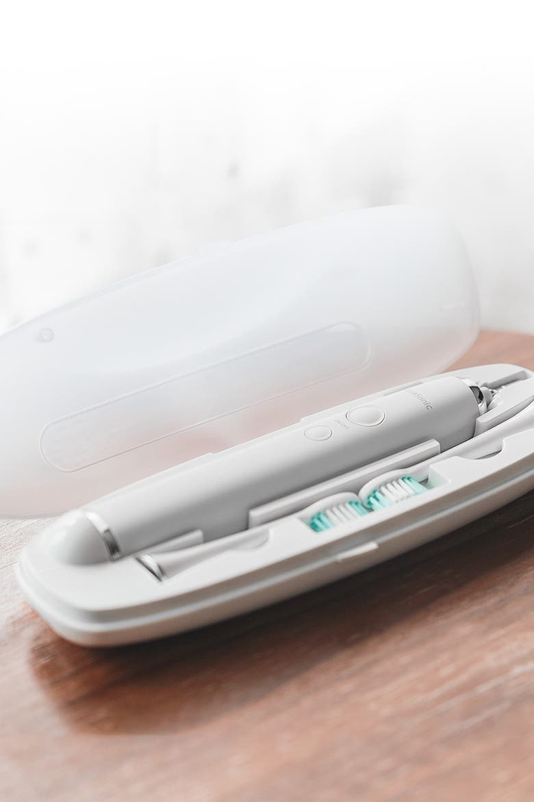 VIBE Series UltraSonic Whitening Electric Toothbrush Set, Alternate, color, OPTIC WHITE