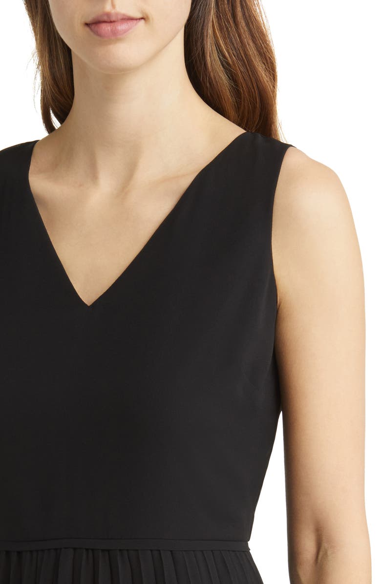 Sam Edelman Pleated Skirt Sleeveless Dress, Alternate, color, 