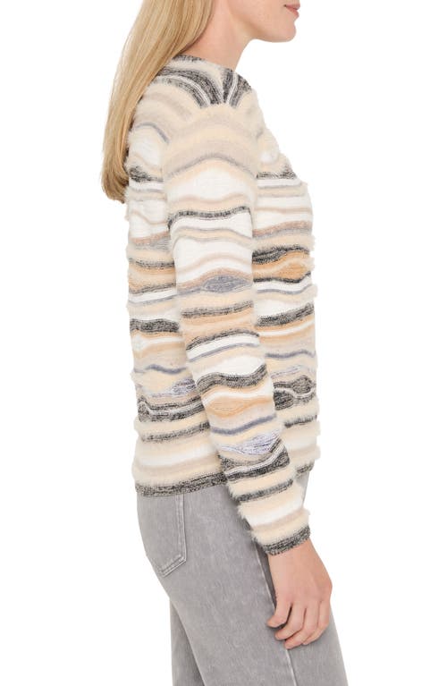 Nic + Zoe Nic+zoe Odyssey Mix Sweater In Multi