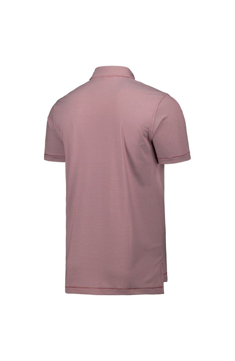 Peter Millar Men's Peter Millar Garnet South Carolina Gamecocks Jubilee Stripe Performance Polo, Alternate, color,