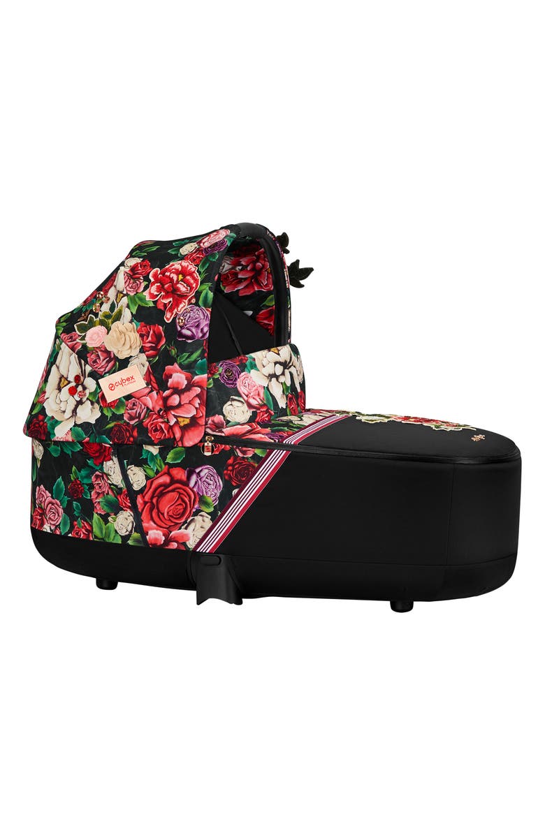 CYBEX Priam Lux Dark Spring Blossom Carry Cot, Alternate, color, 