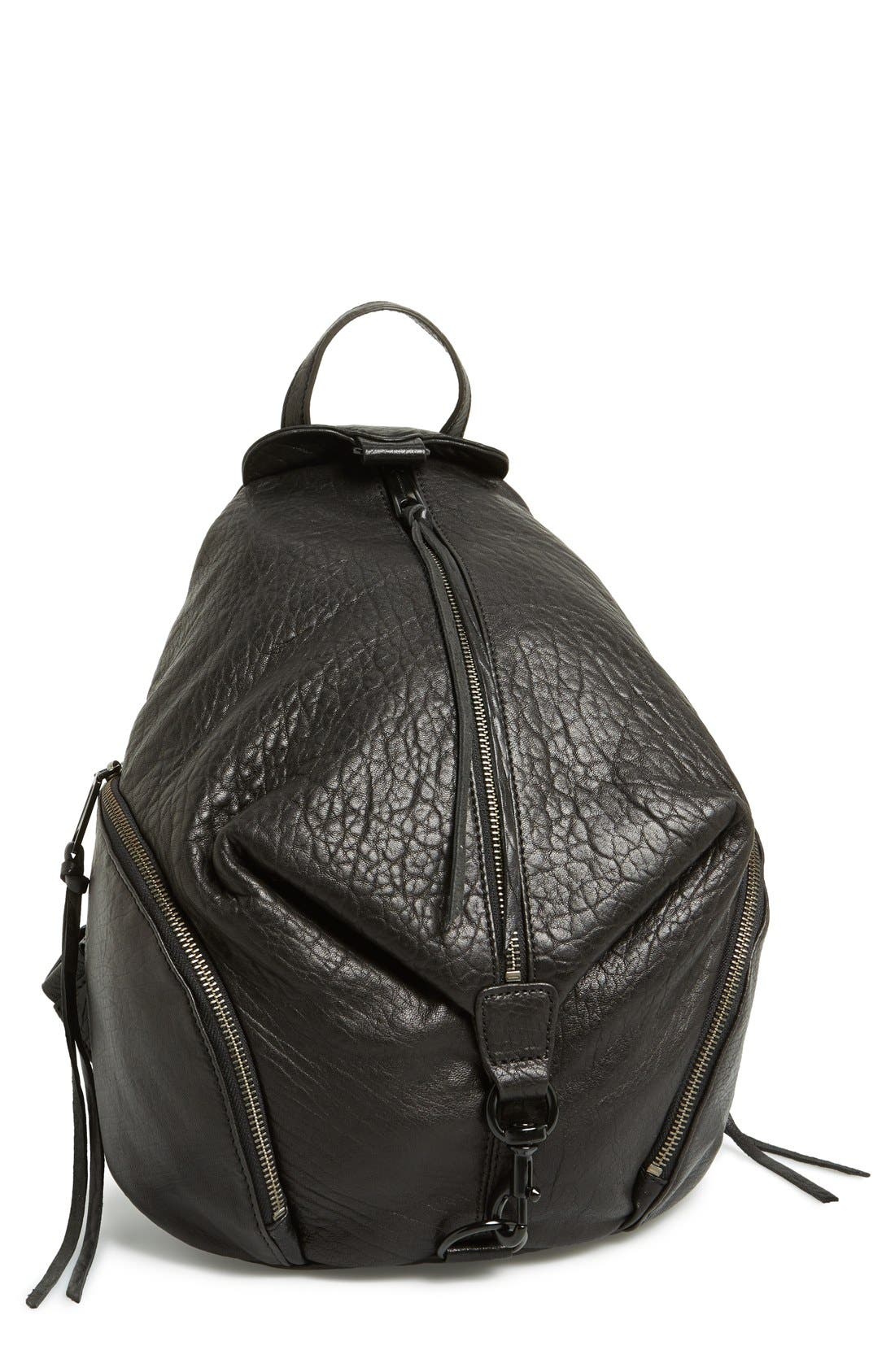 'Julian' Backpack, Main, color, BLACK BUBBLE/ BLACK